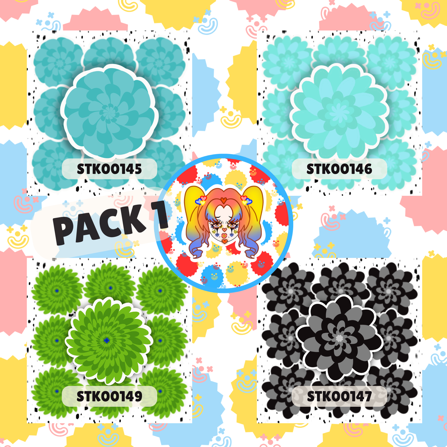 Flower Stickers