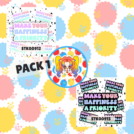 Happiness Matters Stickers