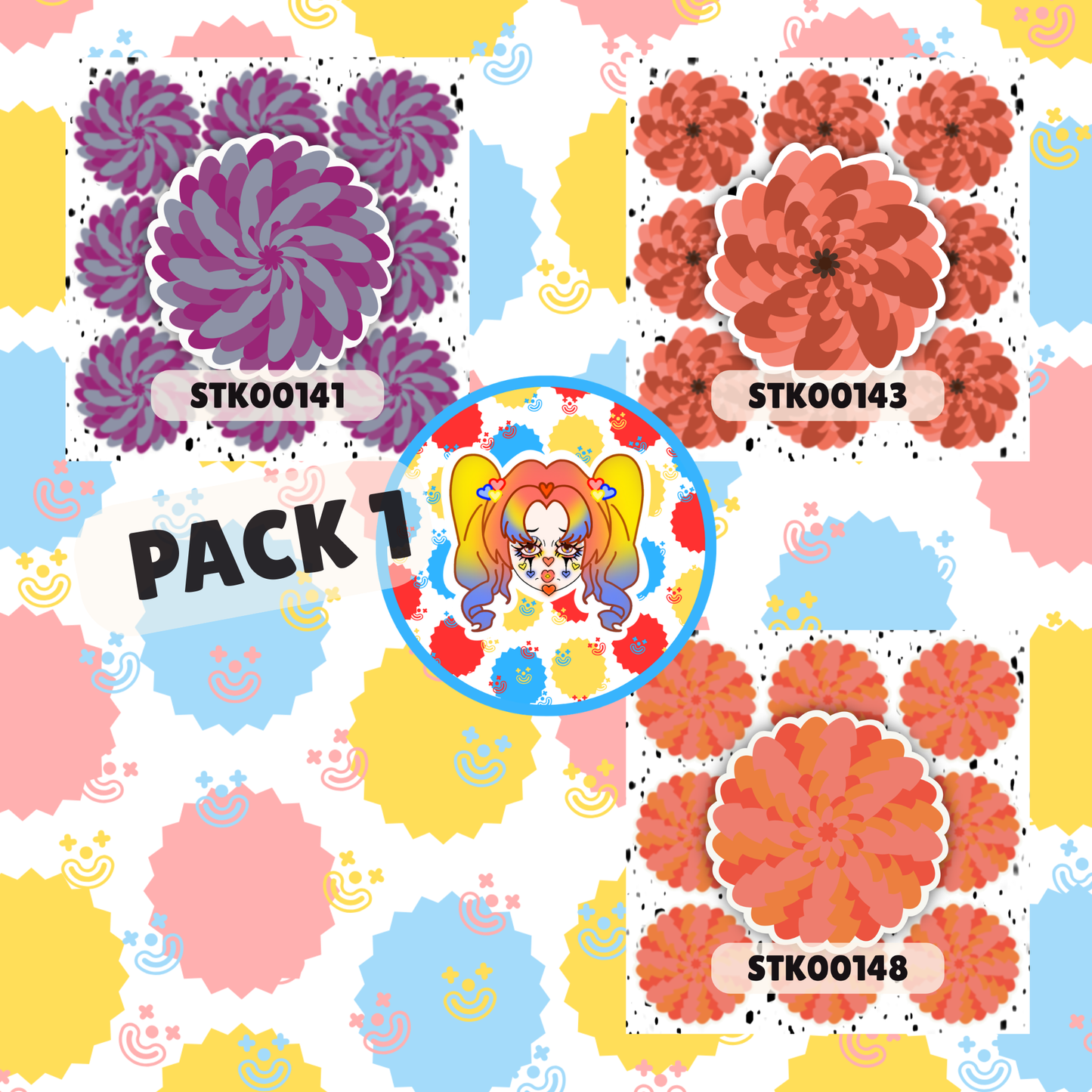 Flower Stickers