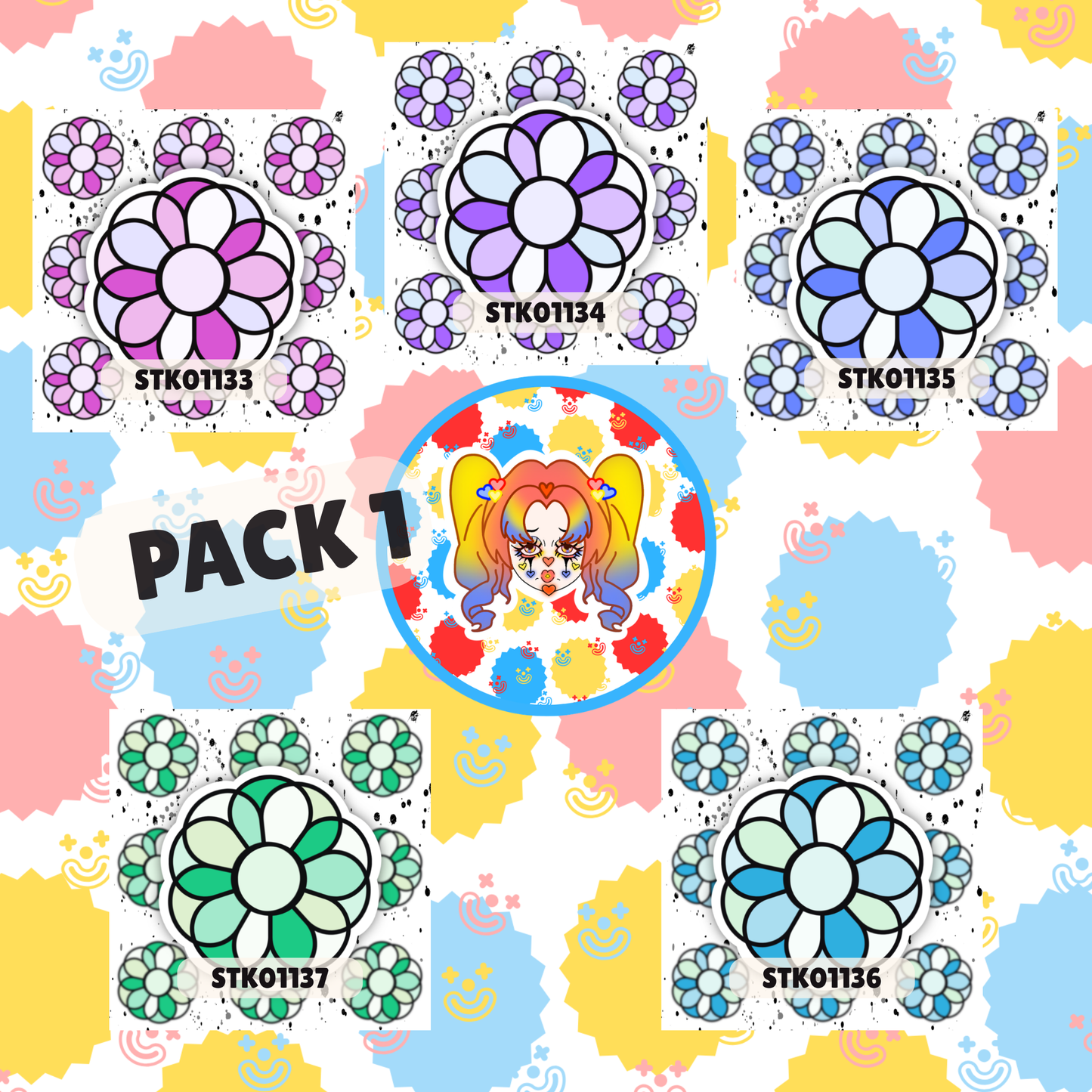 Flower Stickers