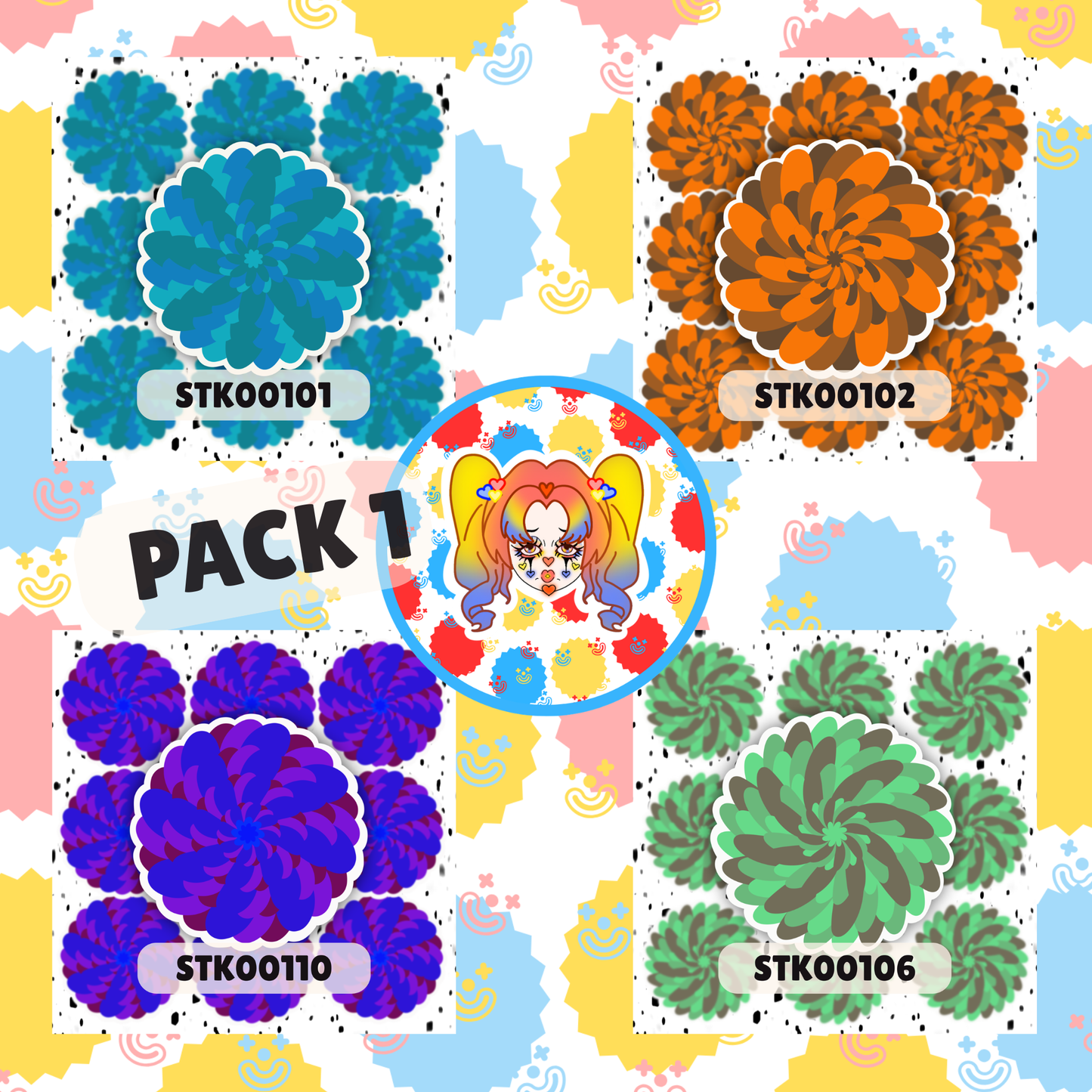 Flower Stickers