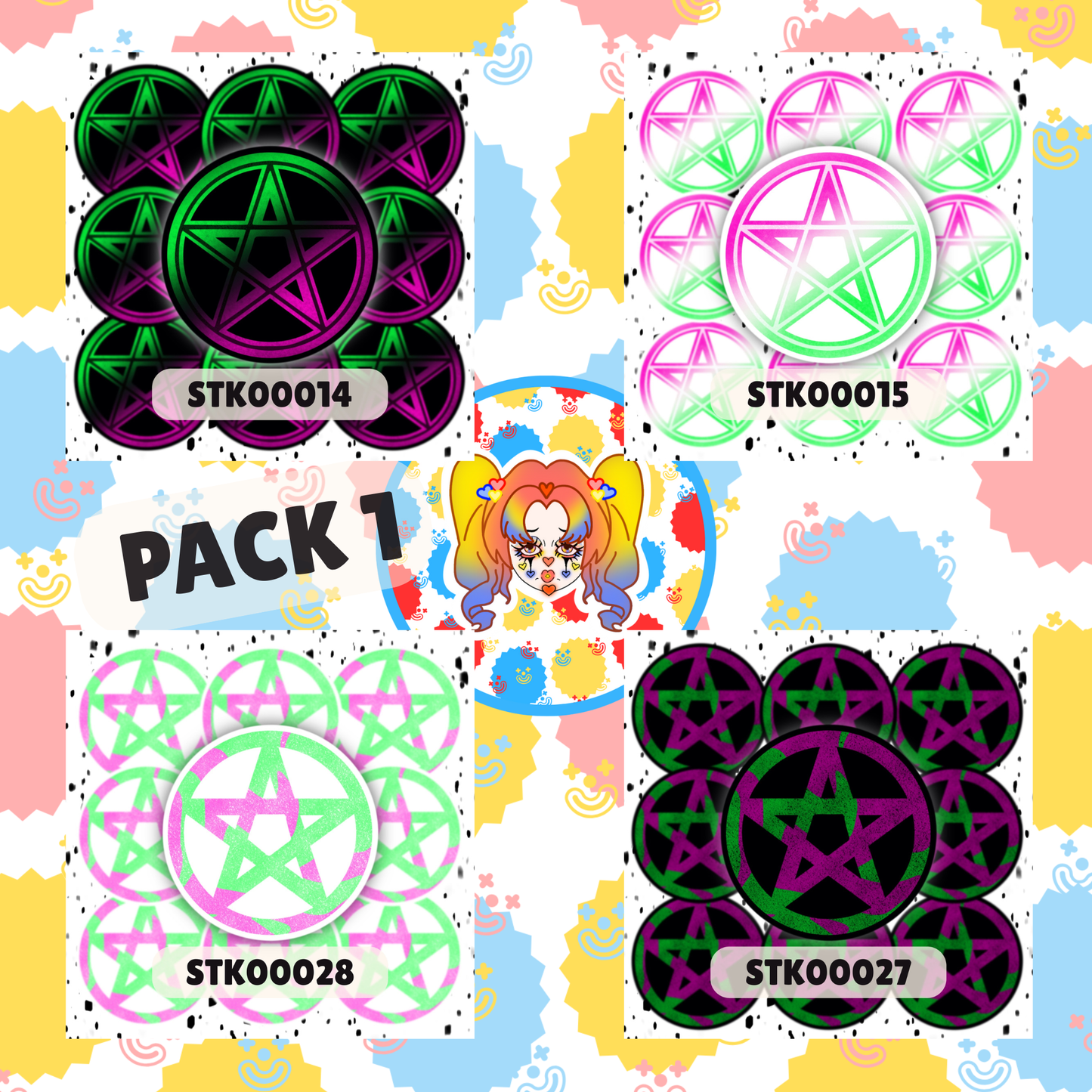 Pentacle Stickers