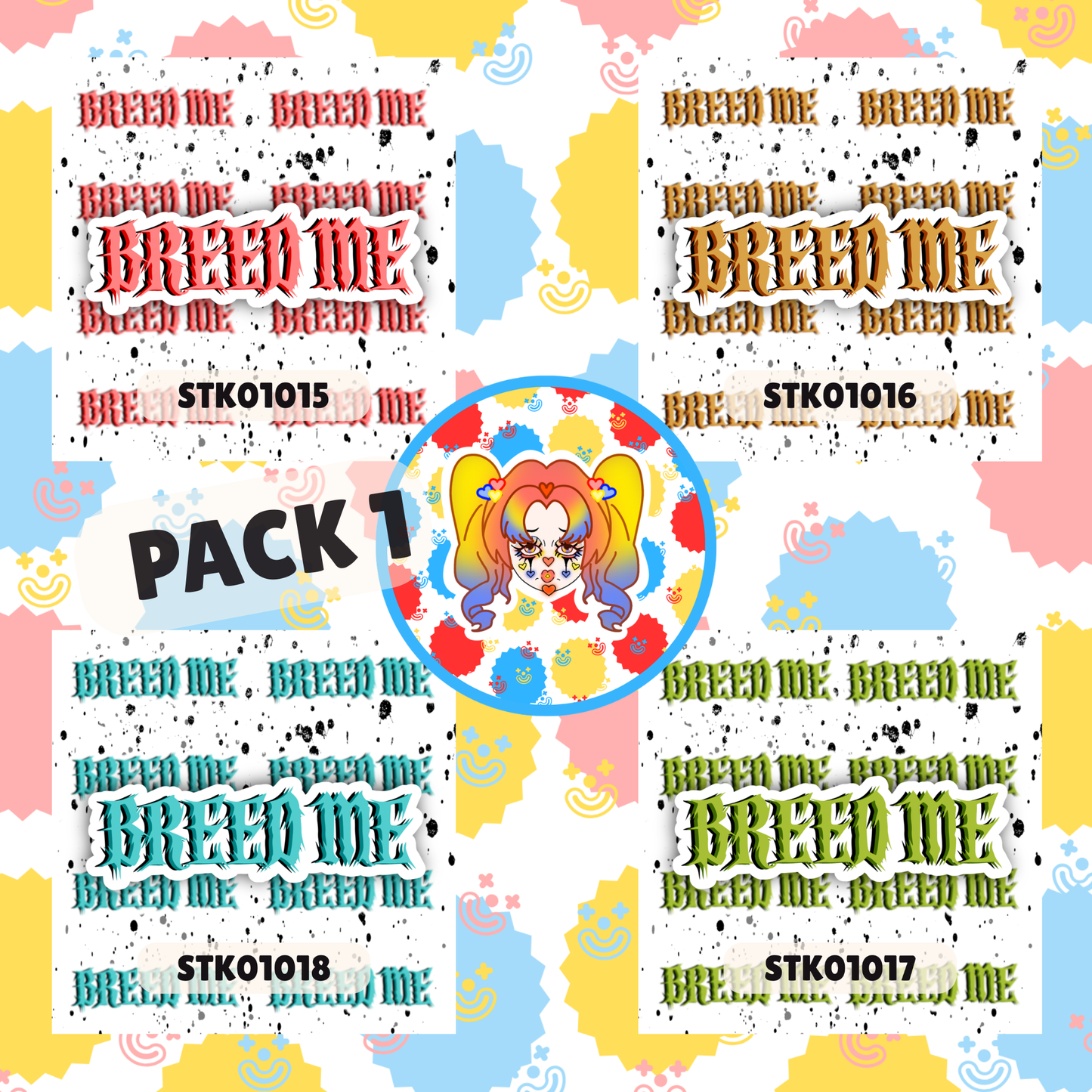 Breed Me Stickers