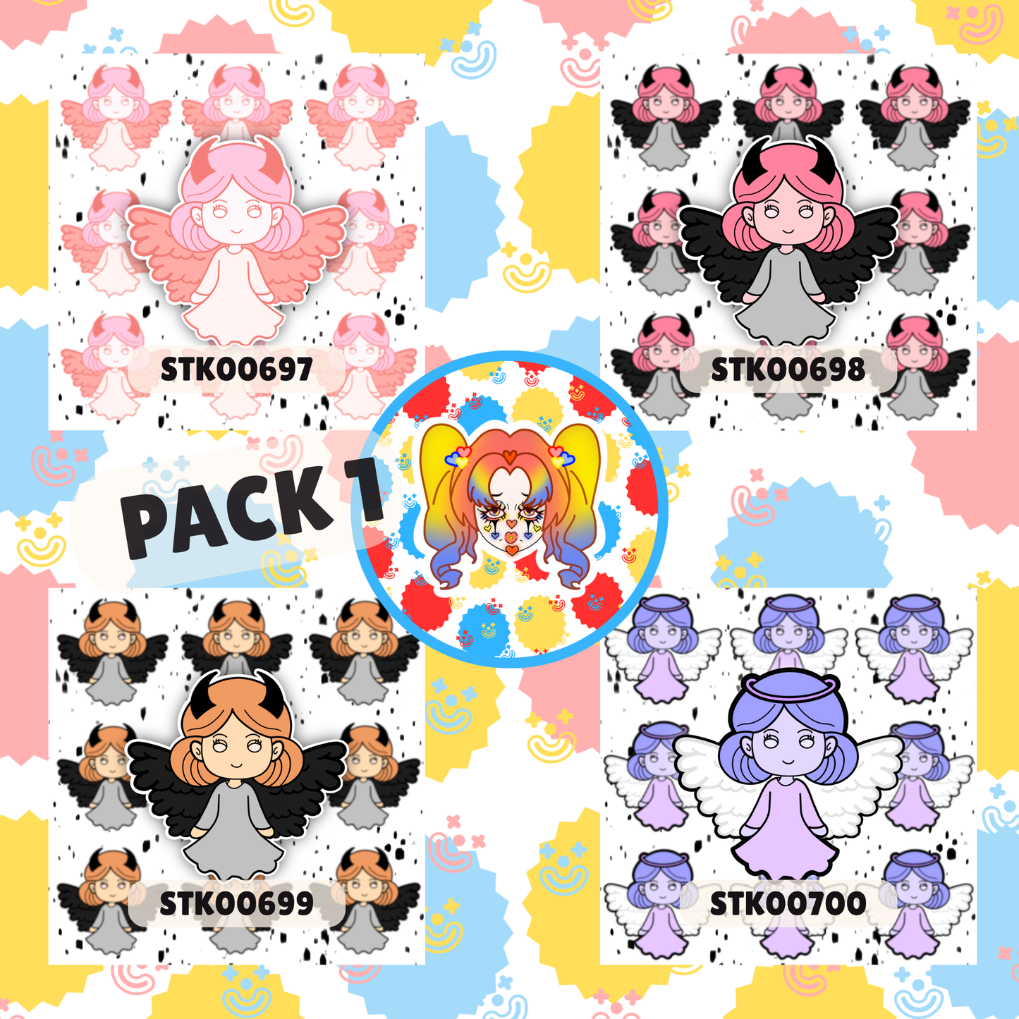 Devilish & Angelic Beauty Stickers