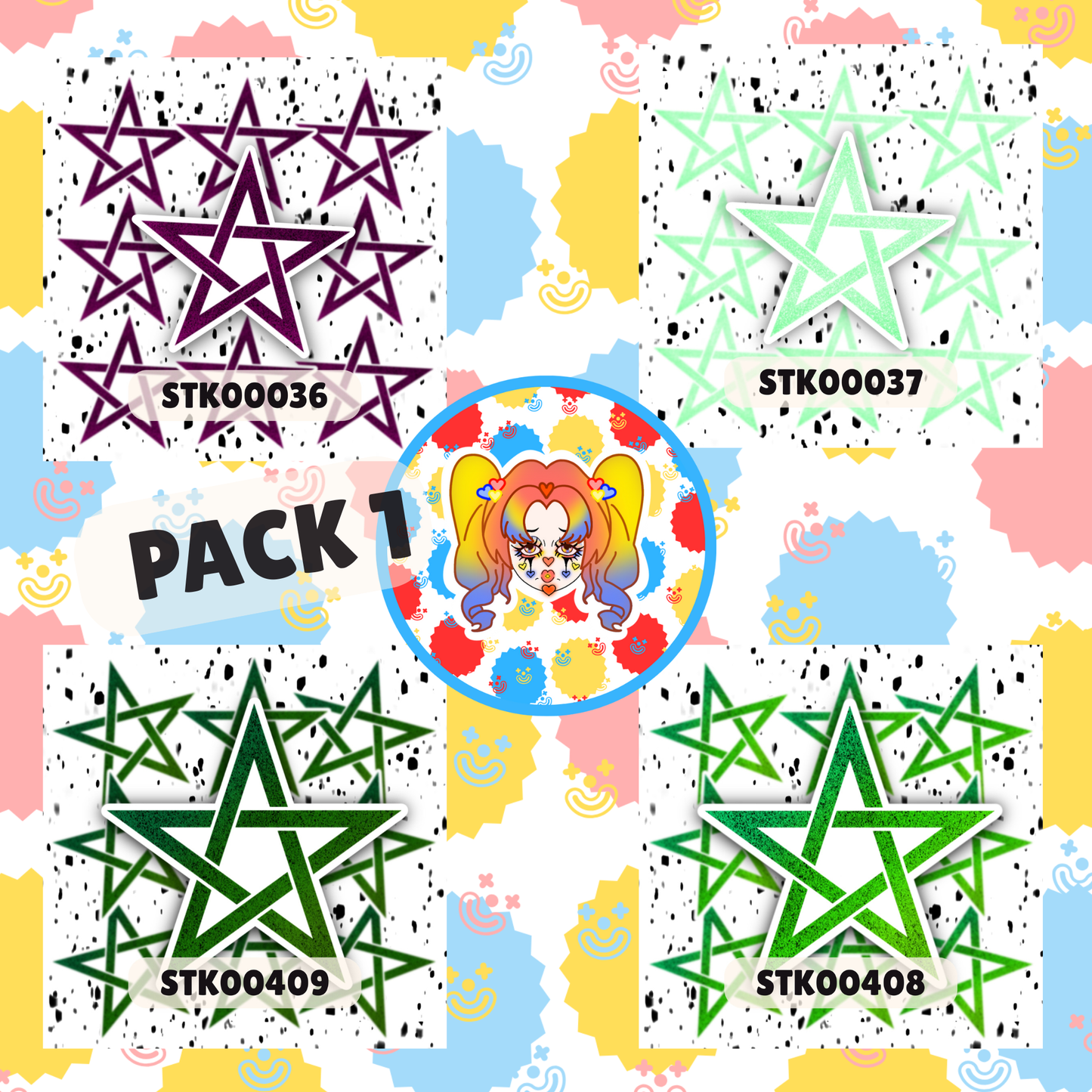 Pentacle Stickers