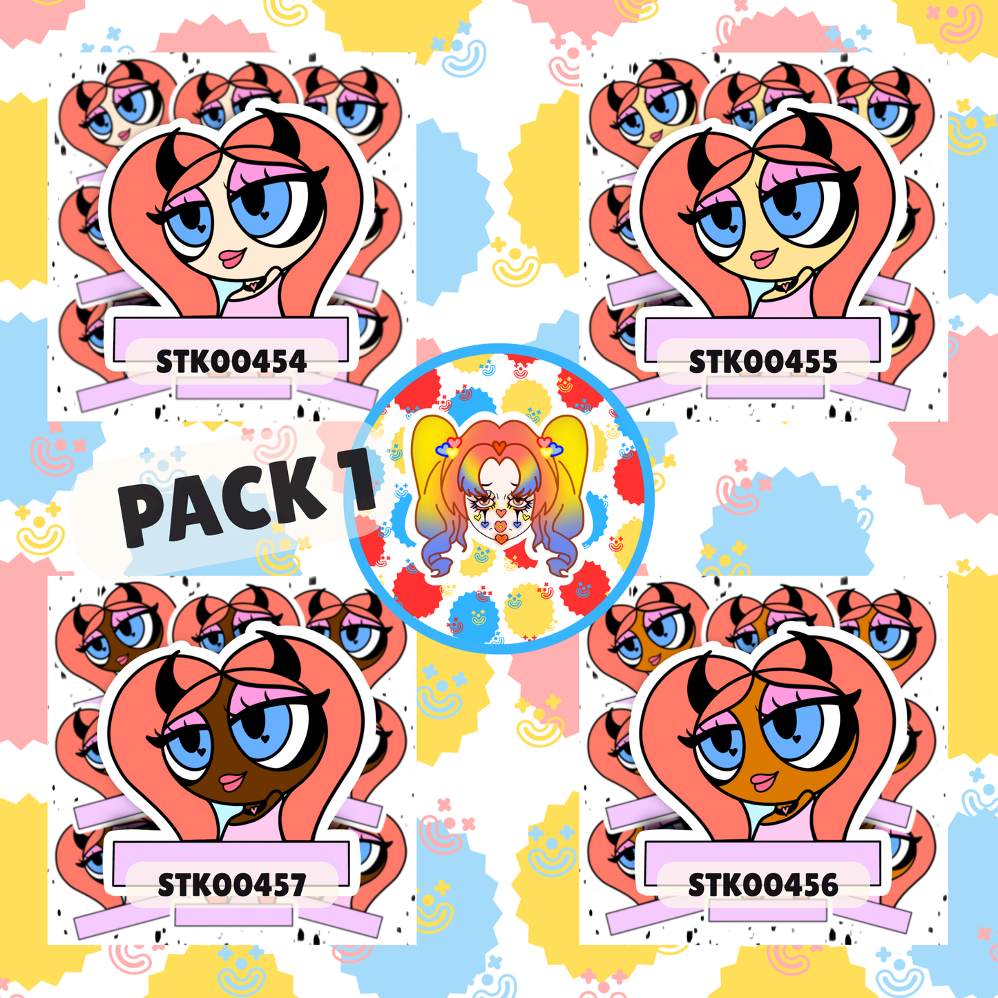 Devilish Beauty Stickers