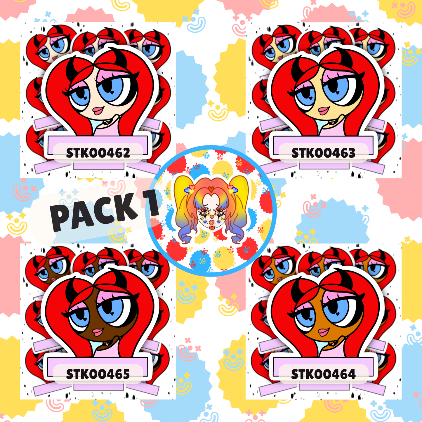 Devilish Beauty Stickers