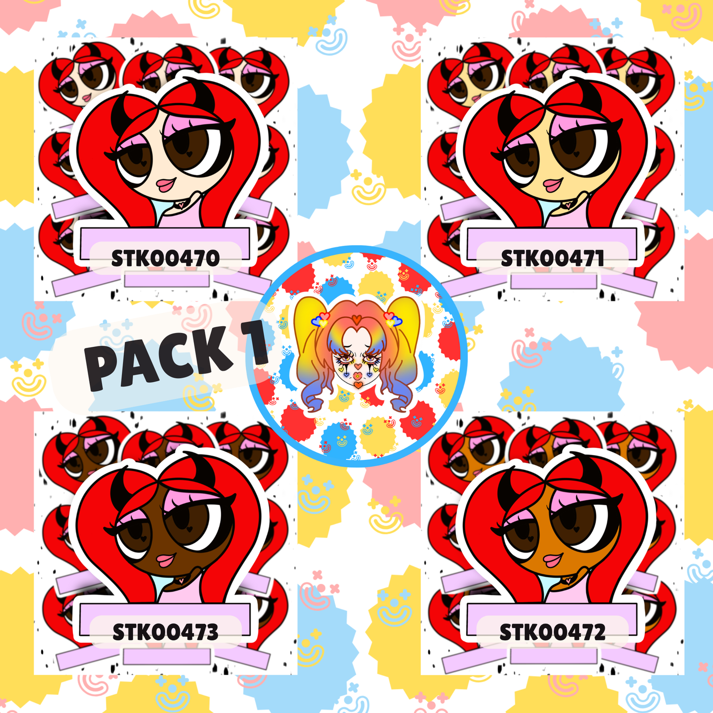 Devilish Beauty Stickers