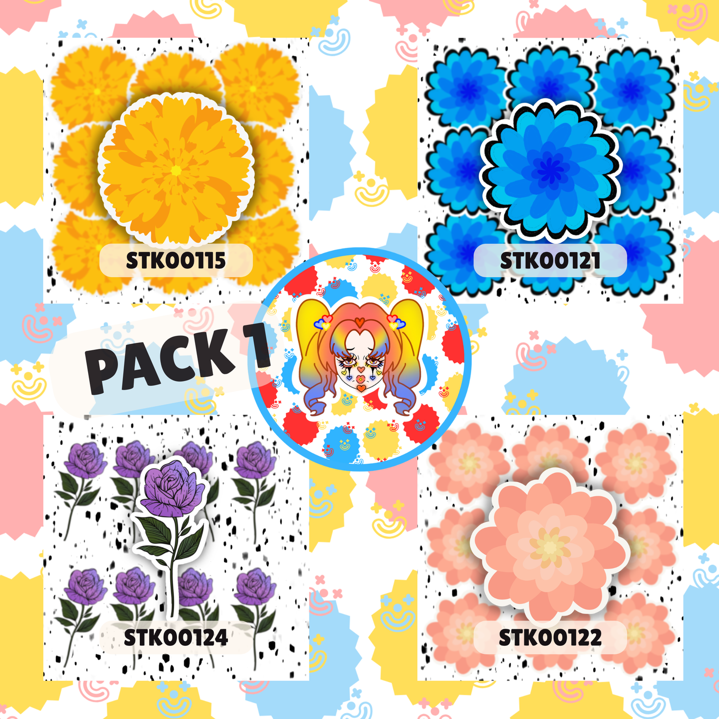 Flower Stickers