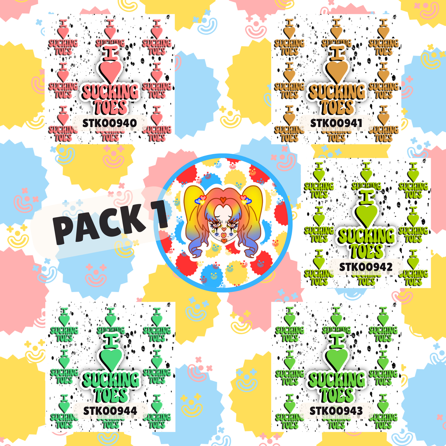 Foot Fetish Stickers