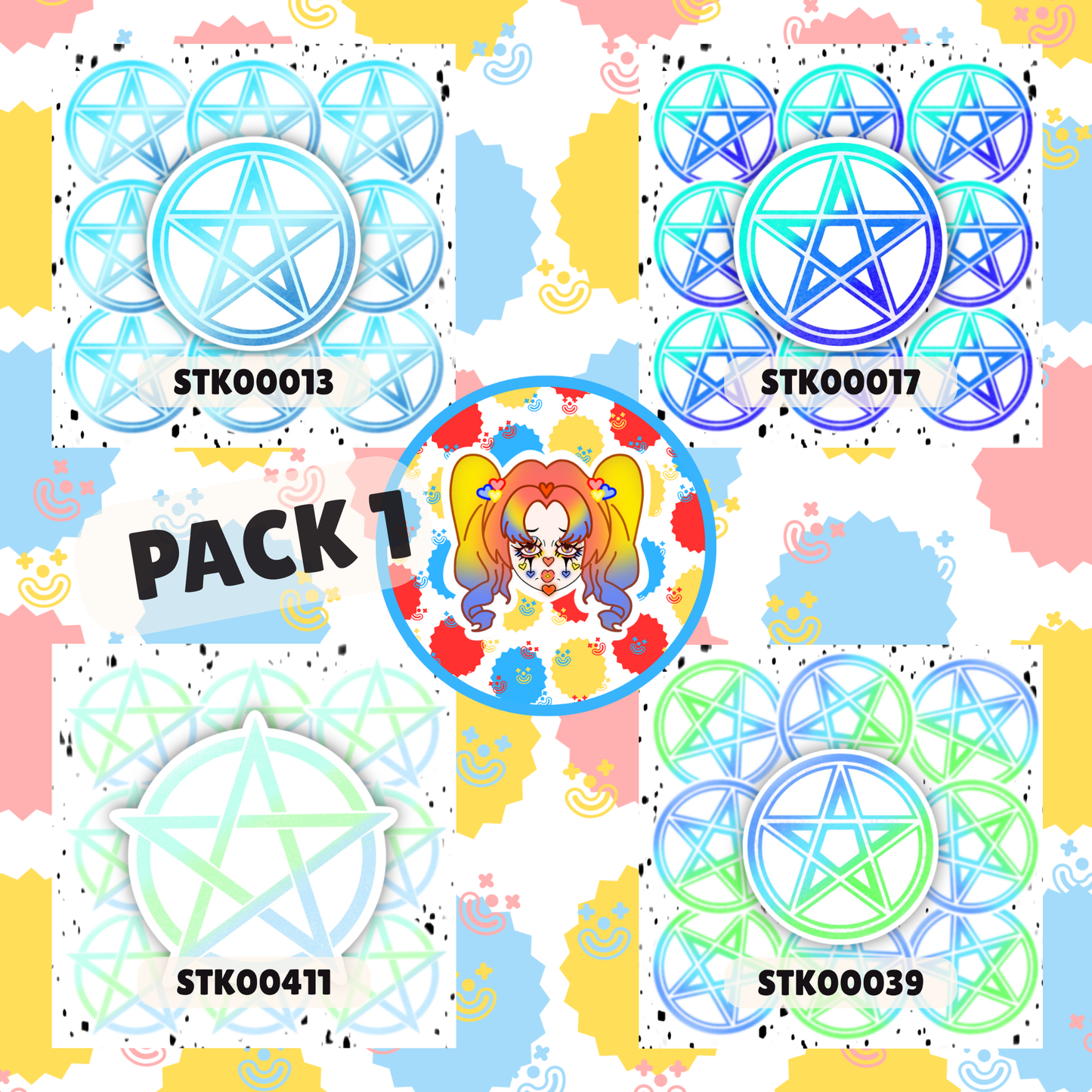 Pentacle Stickers