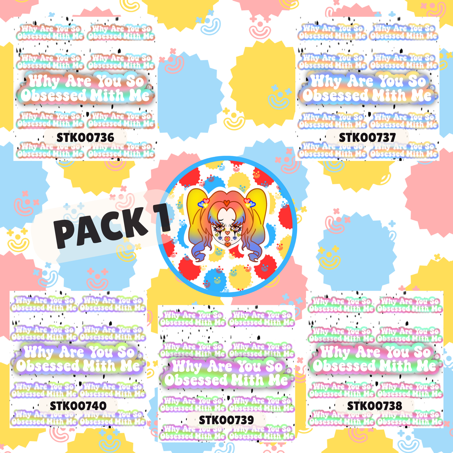 Obsessed Stickers