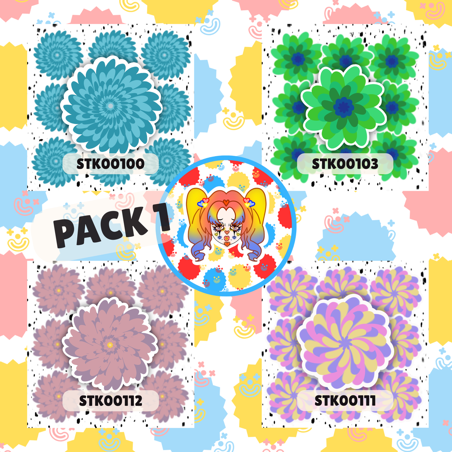 Flower Stickers