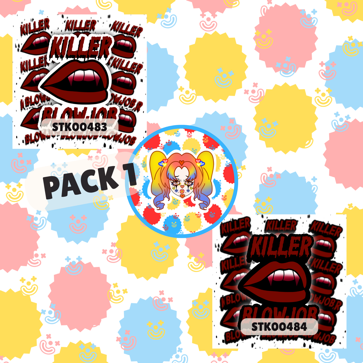 Killer Blowjob Stickers