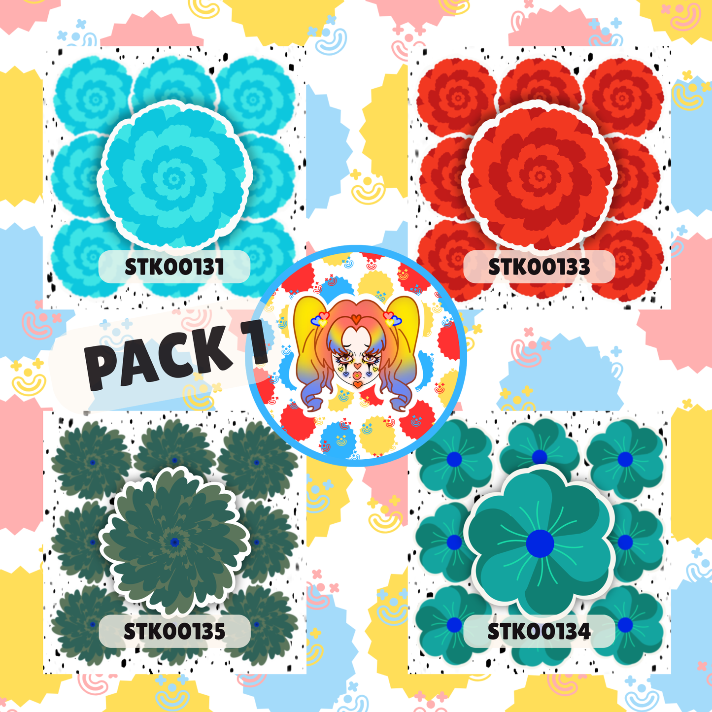 Flower Stickers