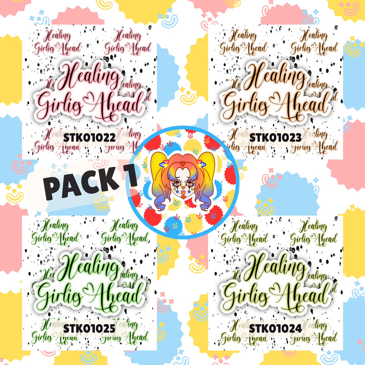 Healing Girlies Stickers