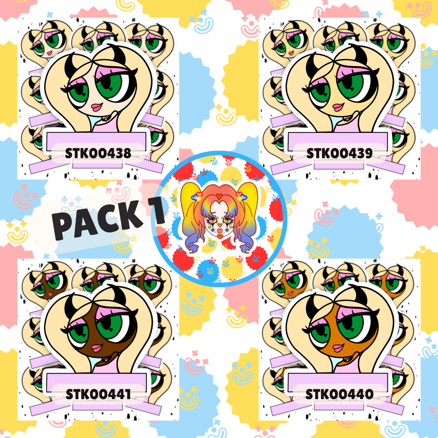 Devilish Beauty Stickers