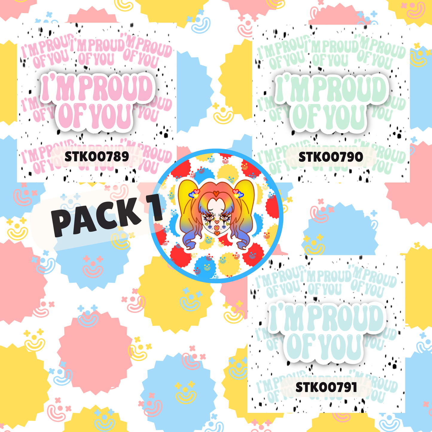 Proud Of You Stickers