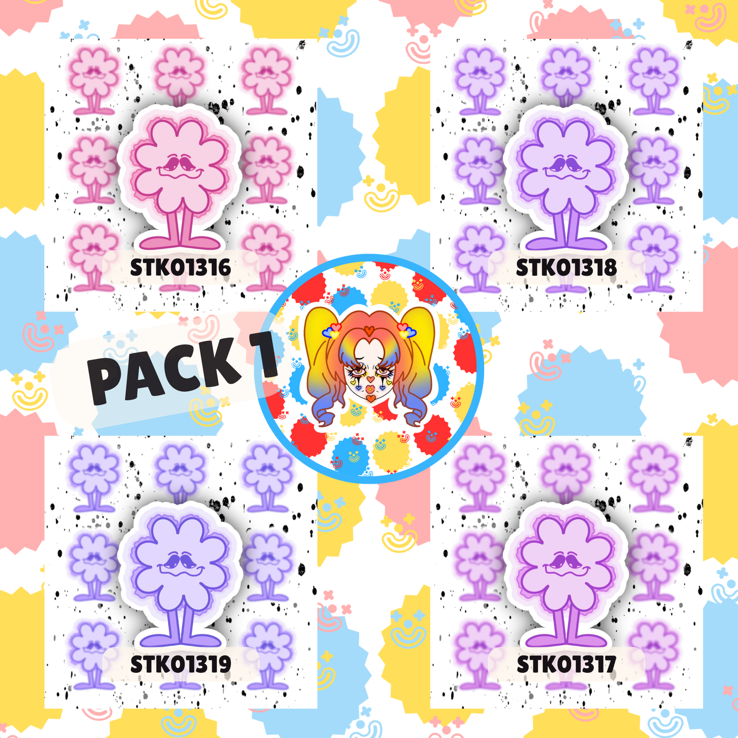 Flower Fella Stickers