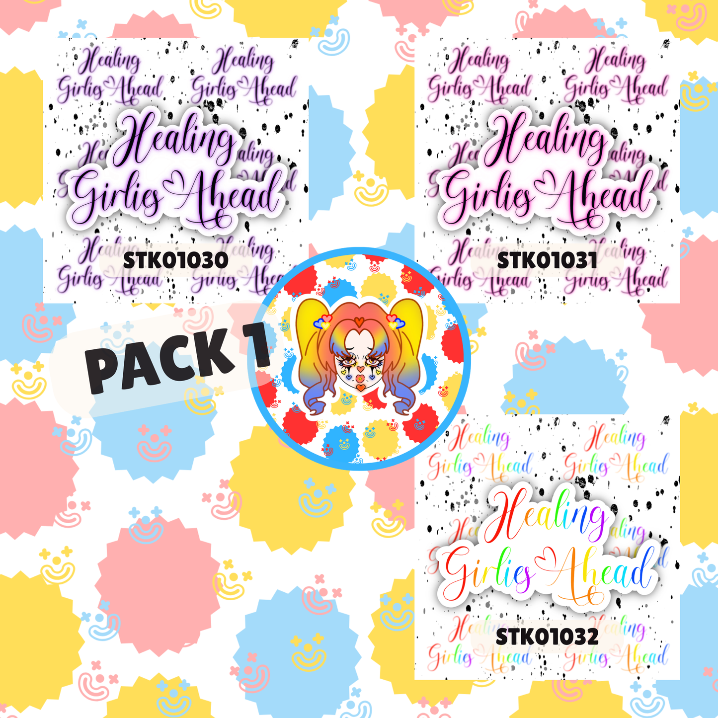 Healing Girlies Stickers