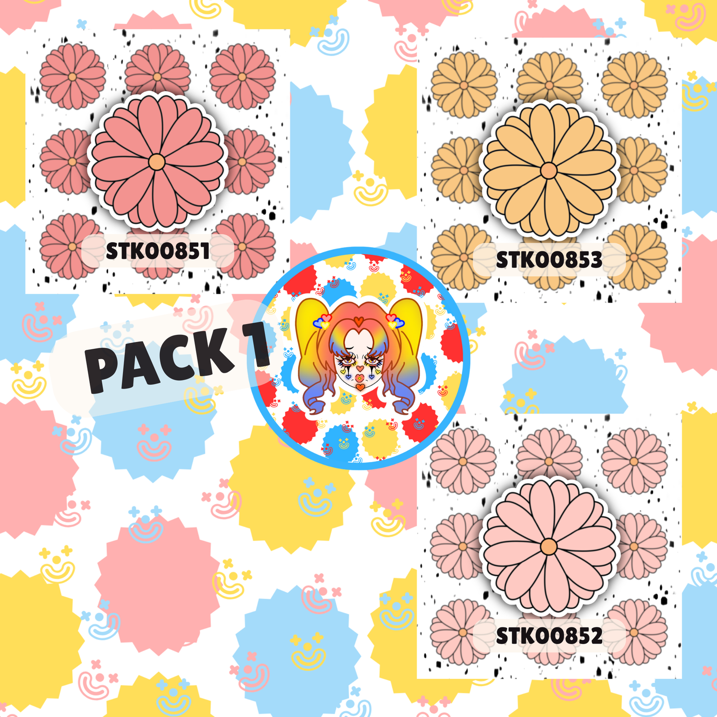 Flower Stickers