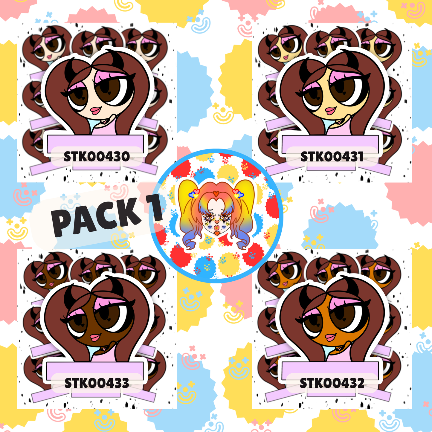 Devilish Beauty Stickers