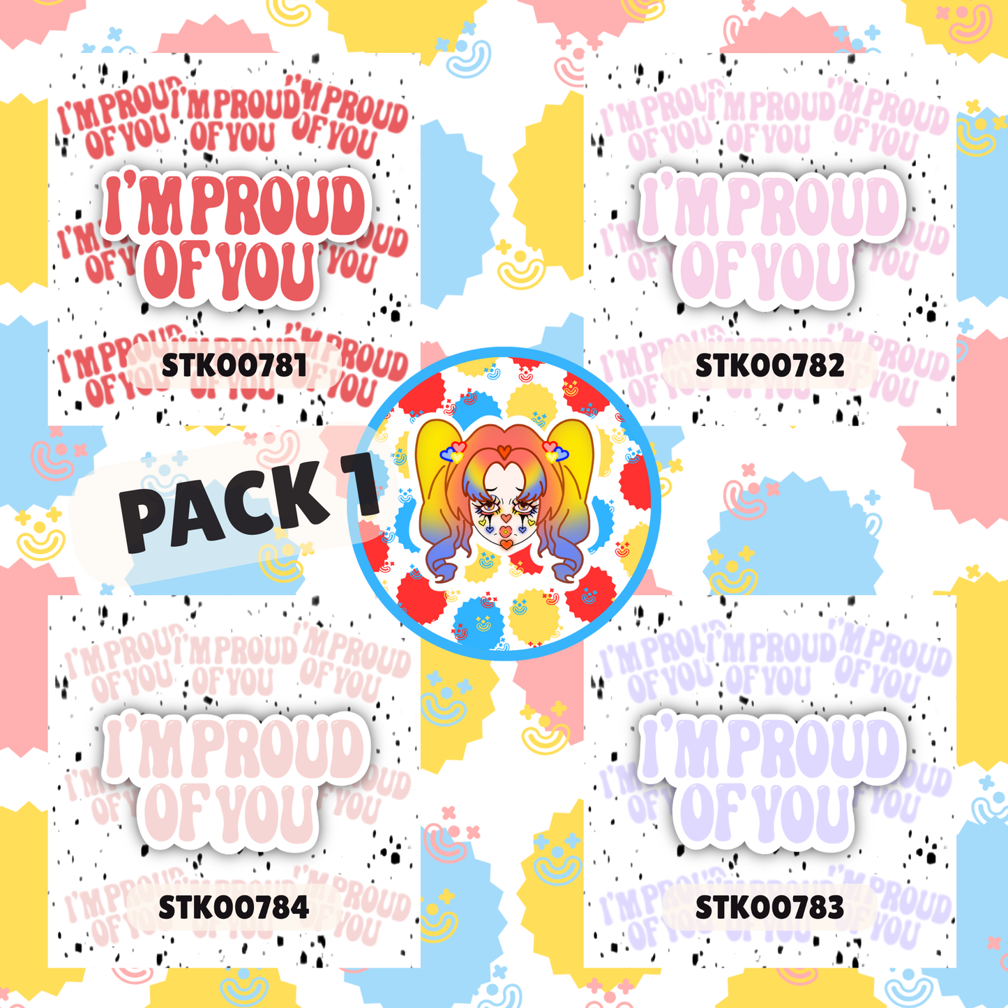 Proud Of You Stickers
