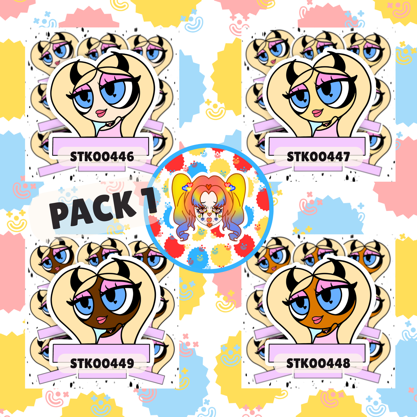 Devilish Beauty Stickers