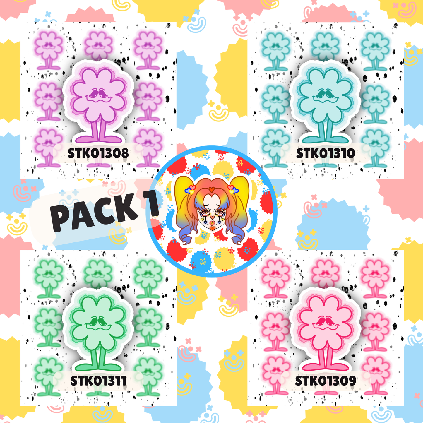 Flower Fella Stickers