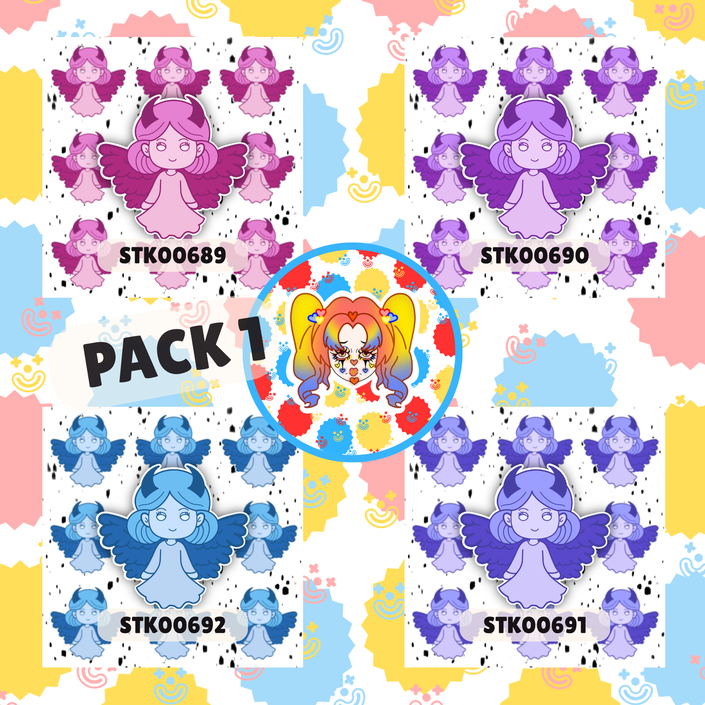 Devilish Beauty Stickers
