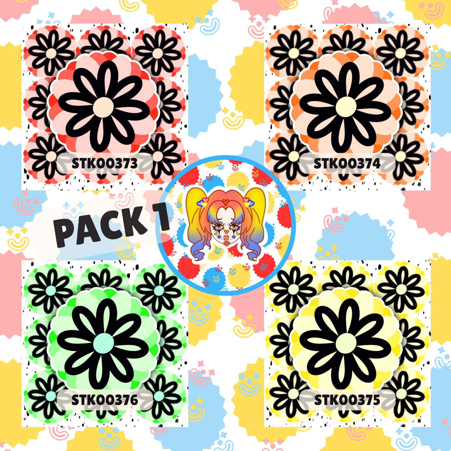 Flower Stickers