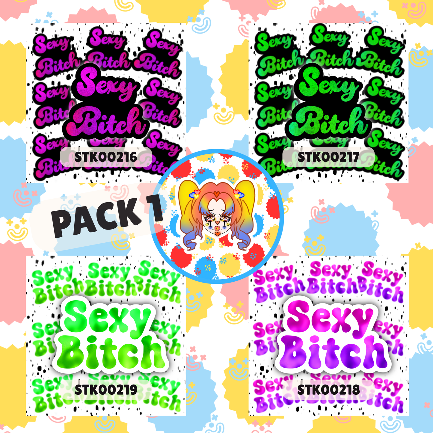 Sexy Bitch Stickers