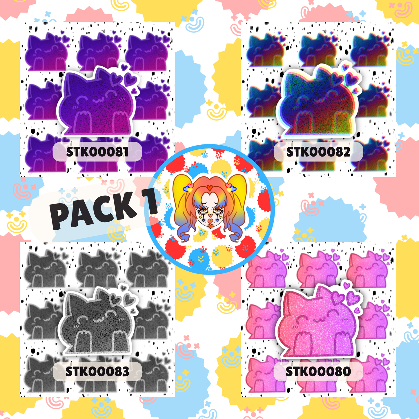 Pretty Kitty Stickers