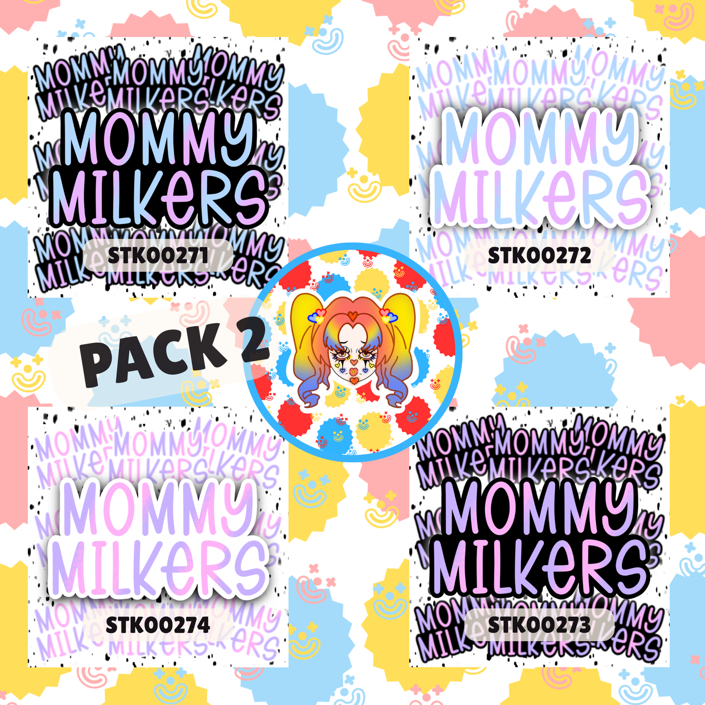 Mommy Milker Stickers