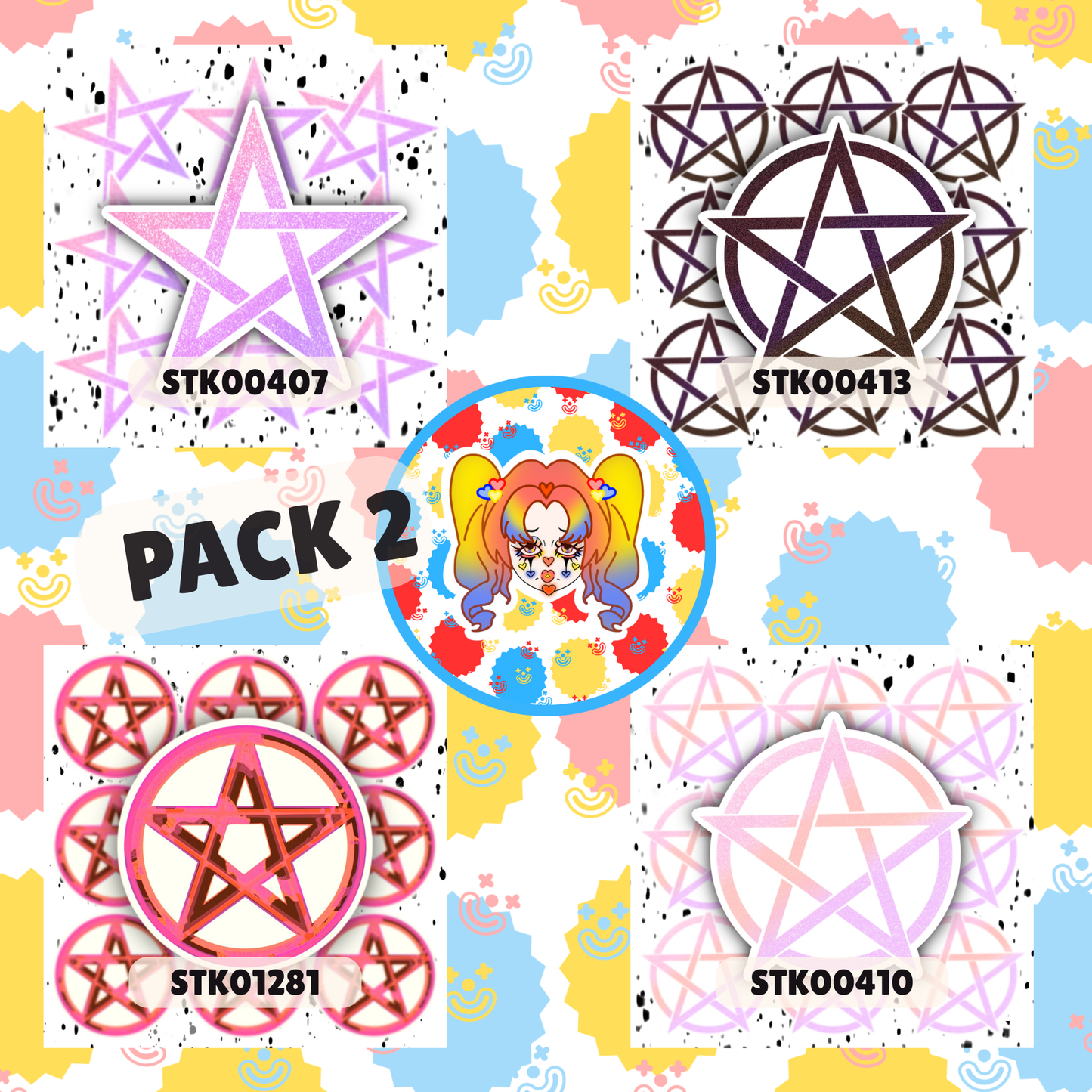 Pentacle Stickers