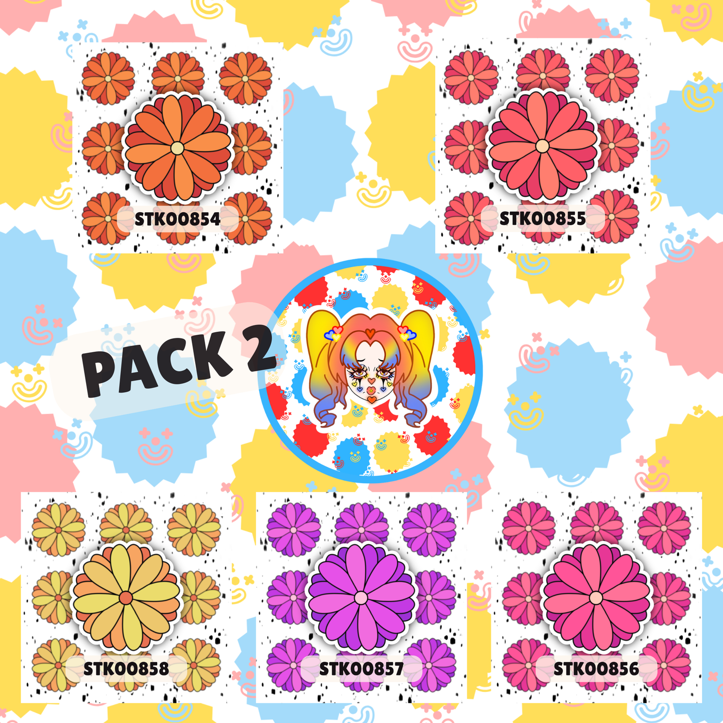 Flower Stickers