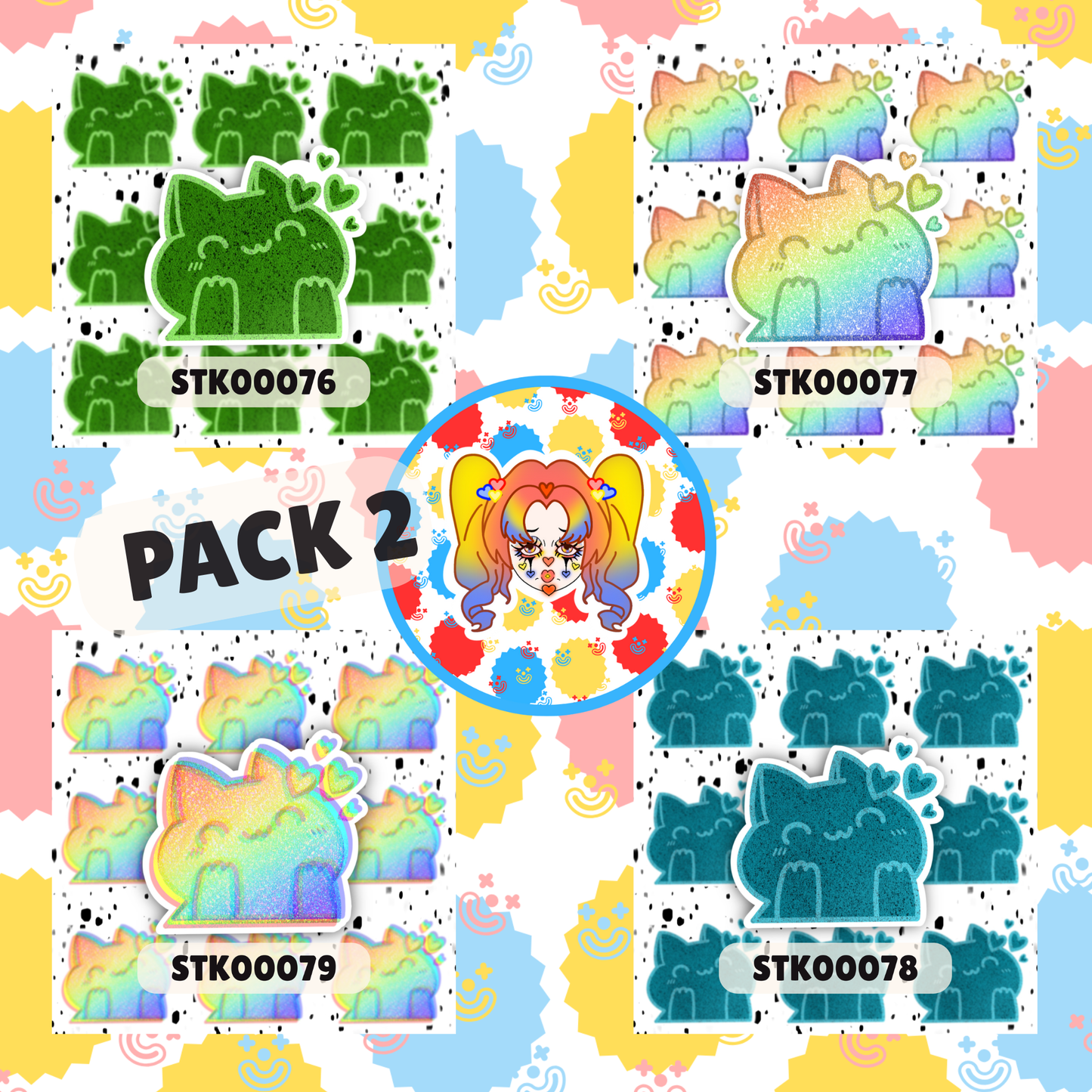 Pretty Kitty Stickers