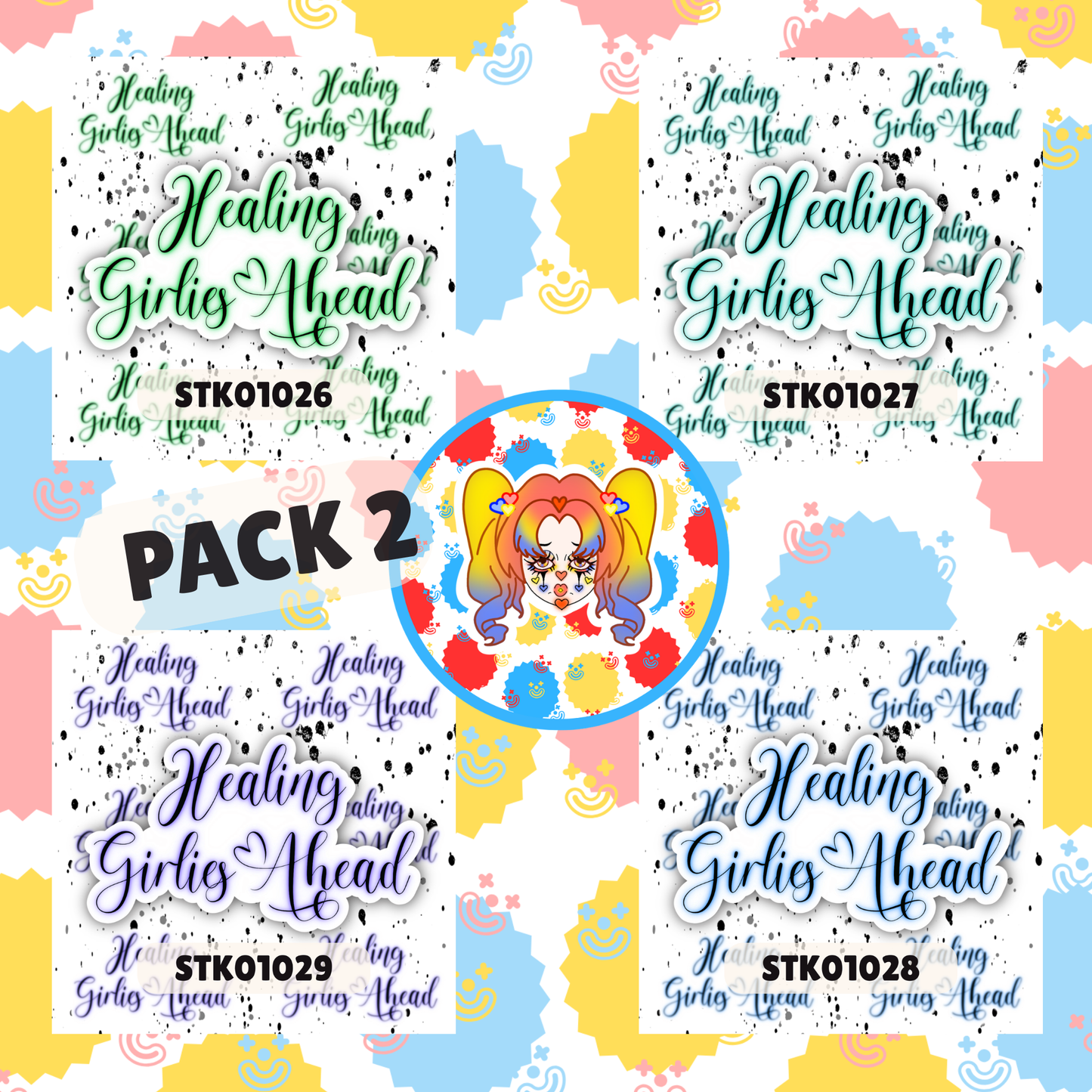 Healing Girlies Stickers