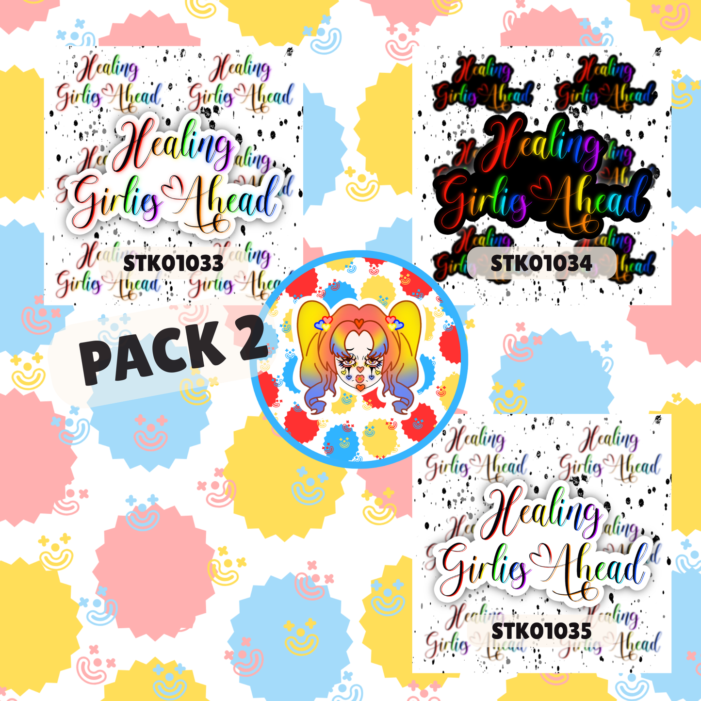 Healing Girlies Stickers