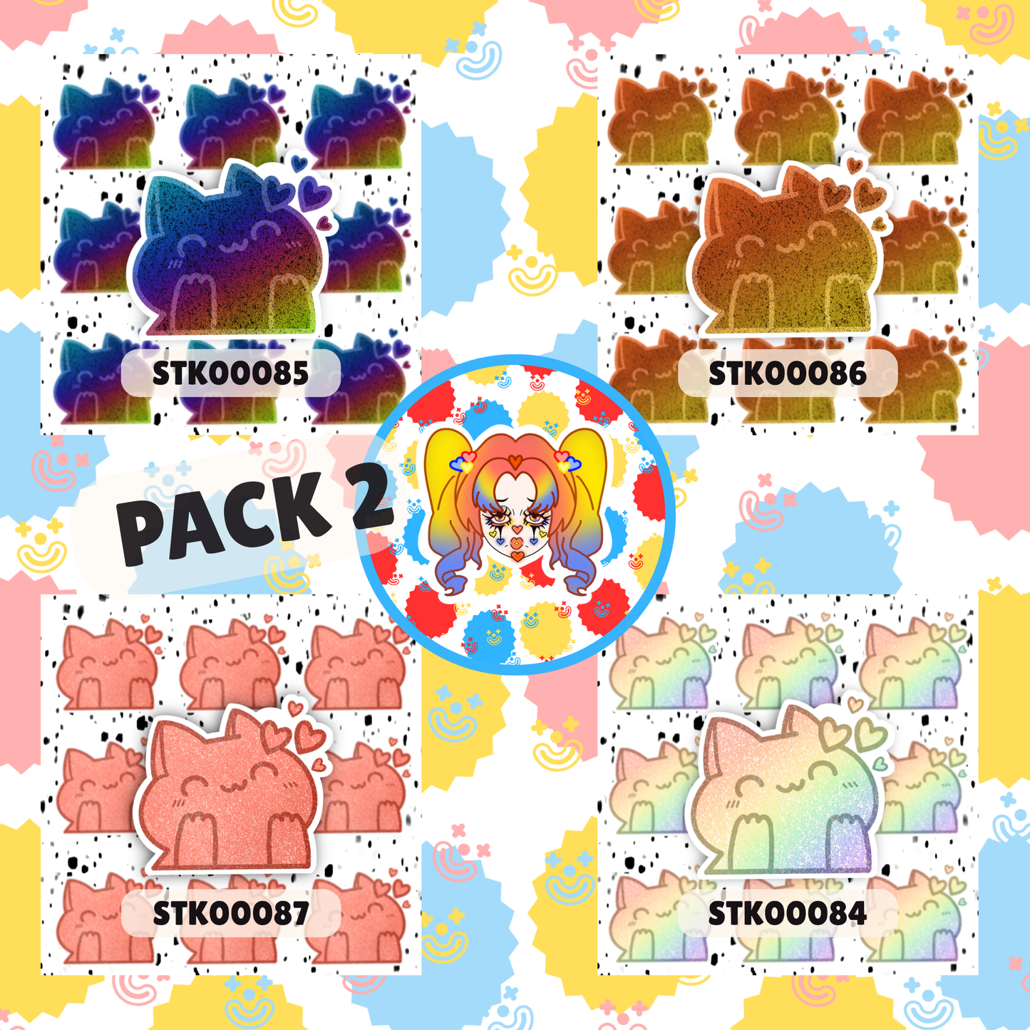 Pretty Kitty Stickers