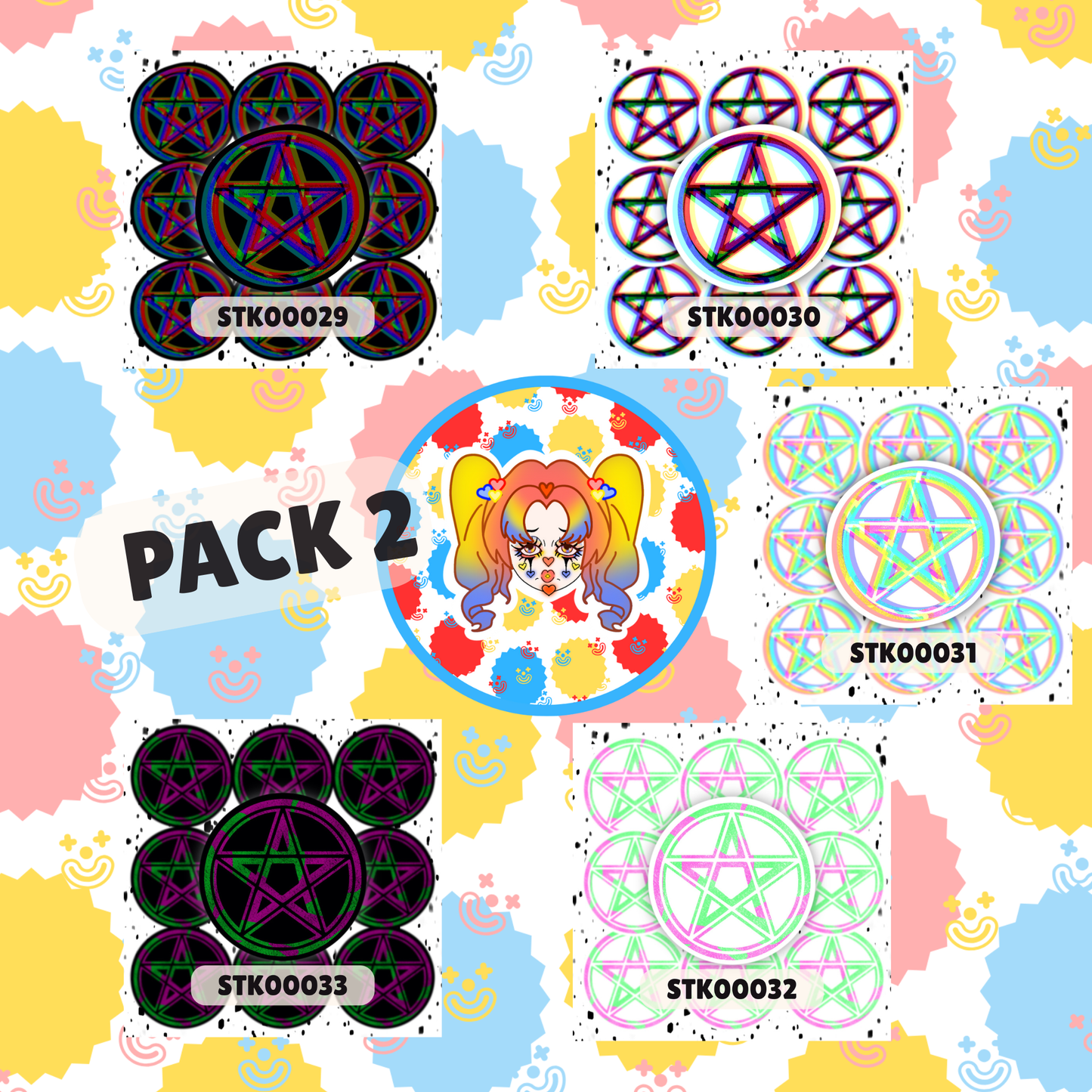 Pentacle Stickers