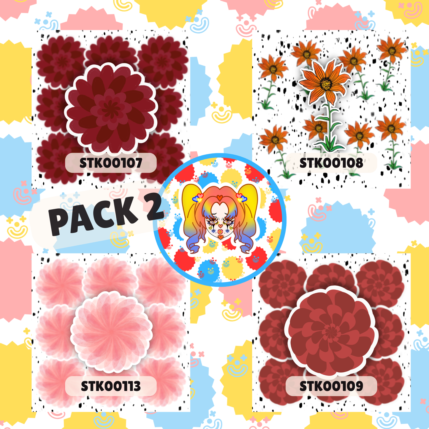Flower Stickers