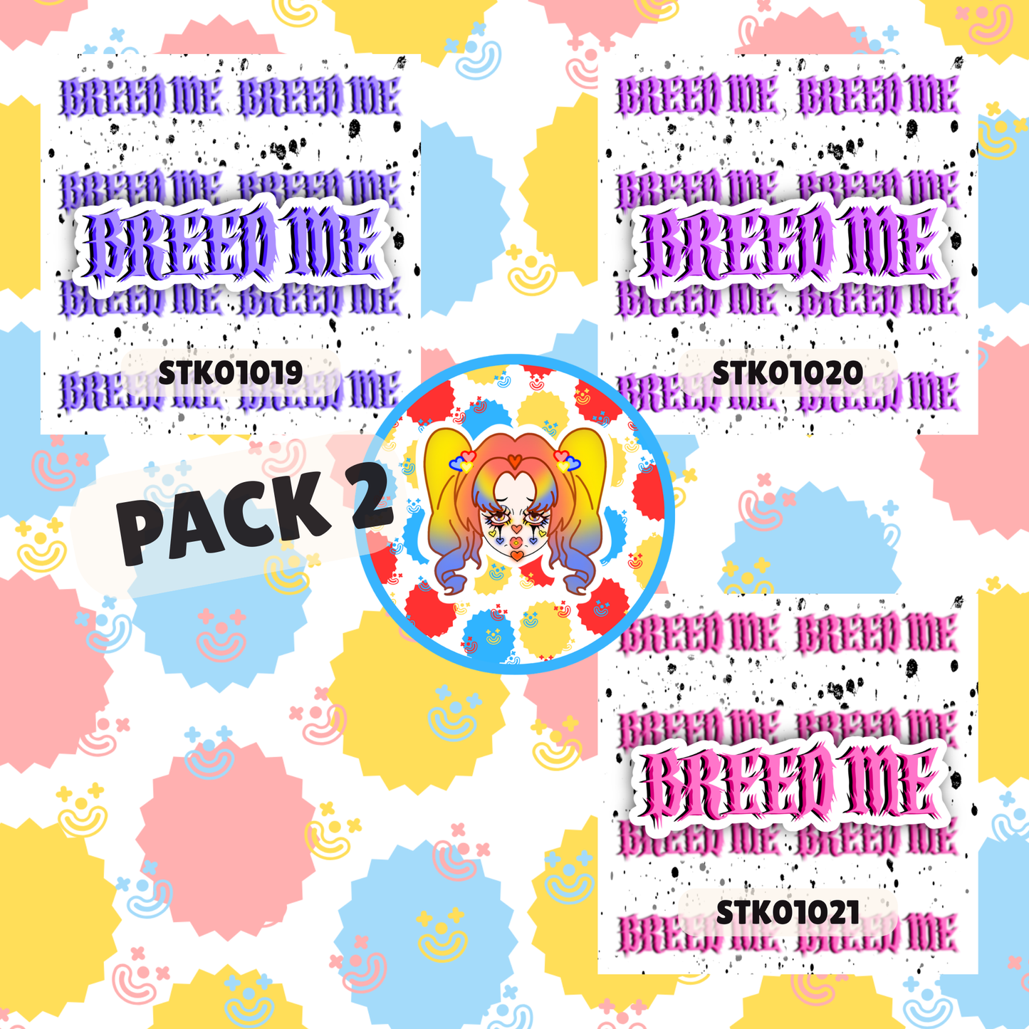Breed Me Stickers