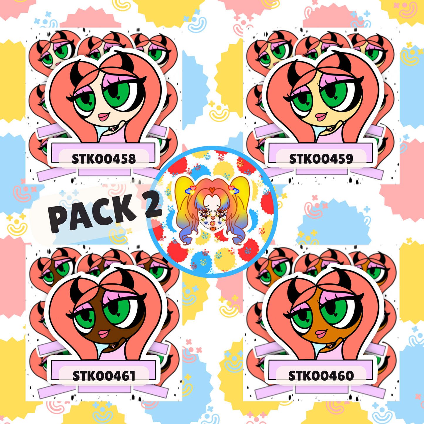 Devilish Beauty Stickers