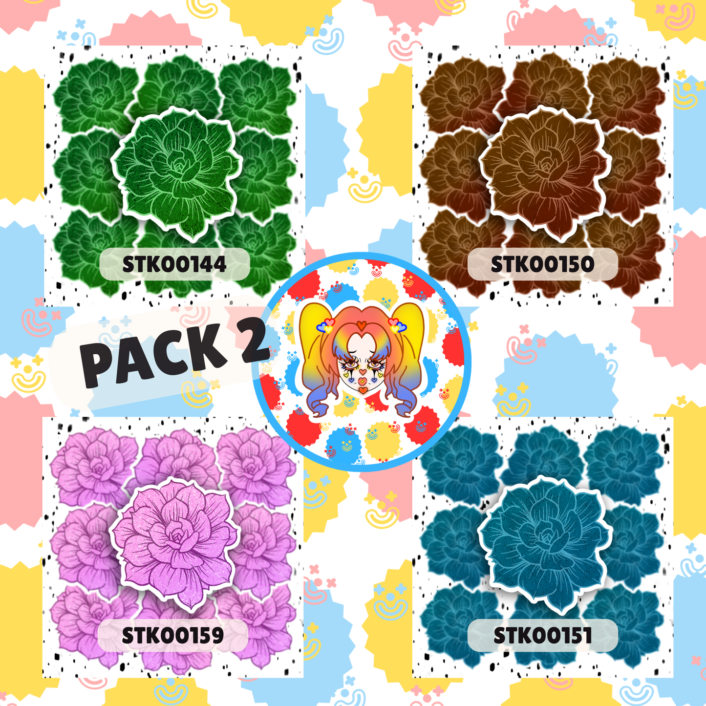 Flower Stickers