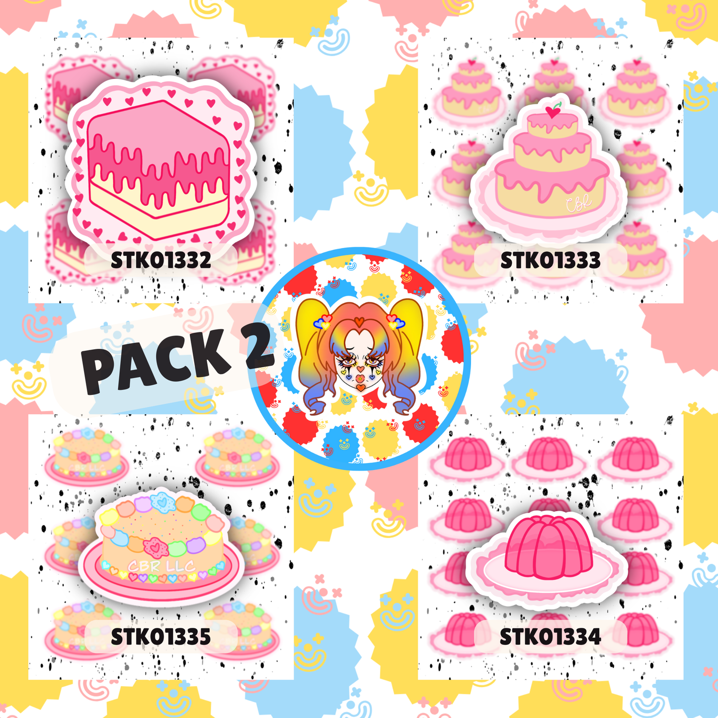 Pinky Pack Stickers