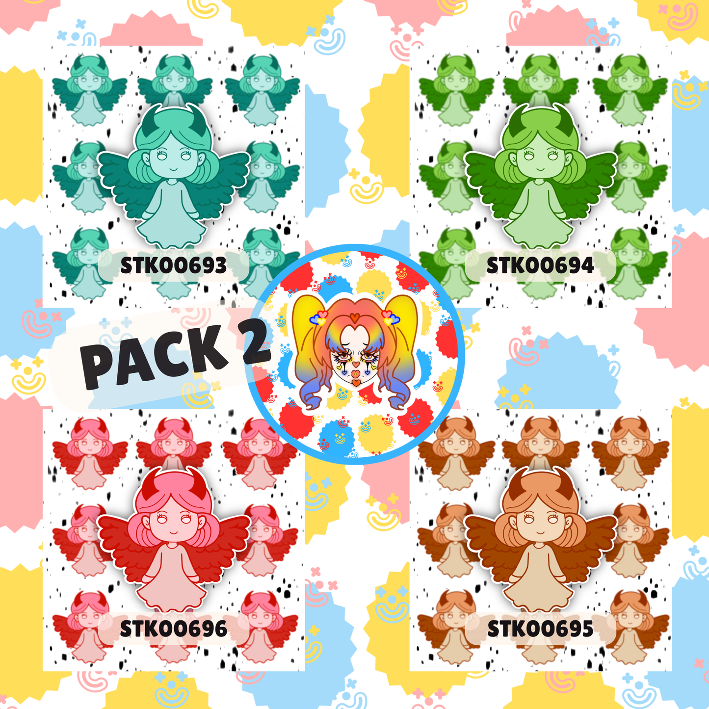 Devilish Beauty Stickers