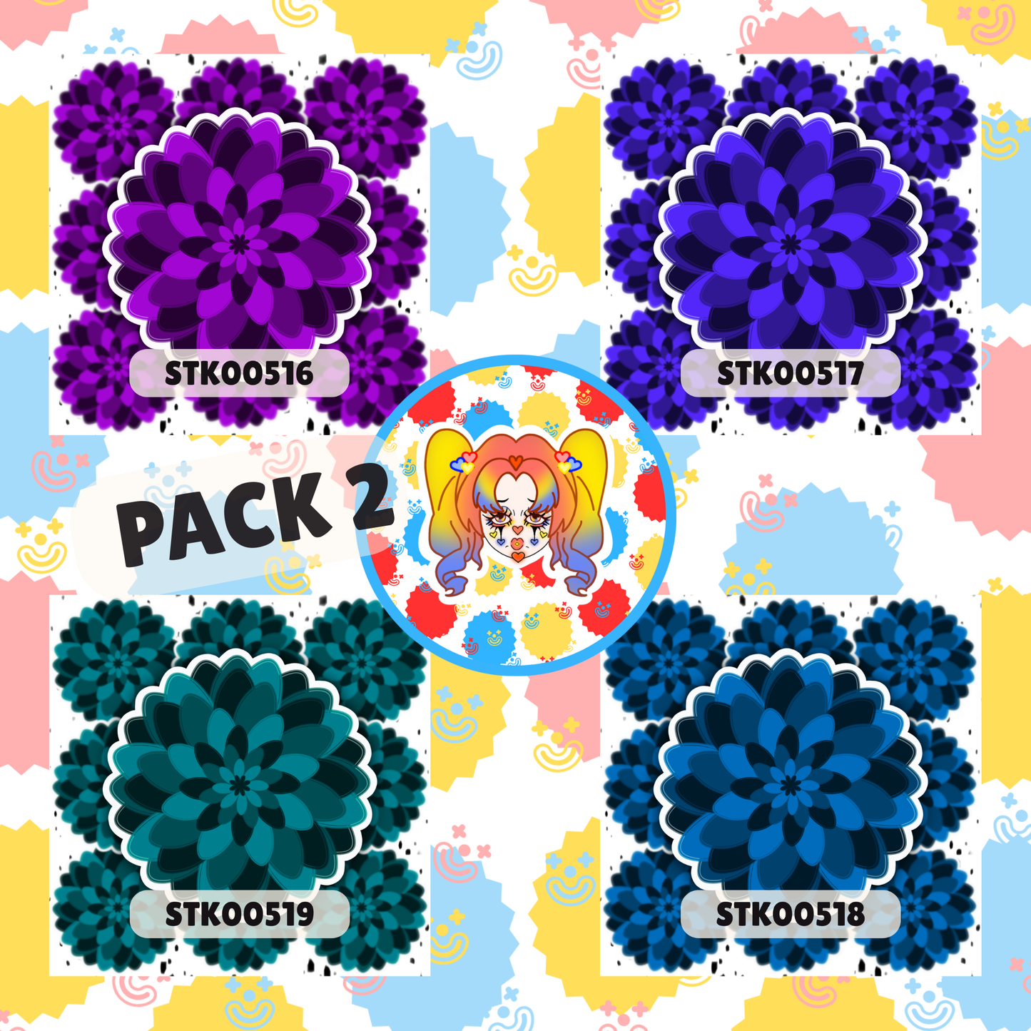 Flower Stickers