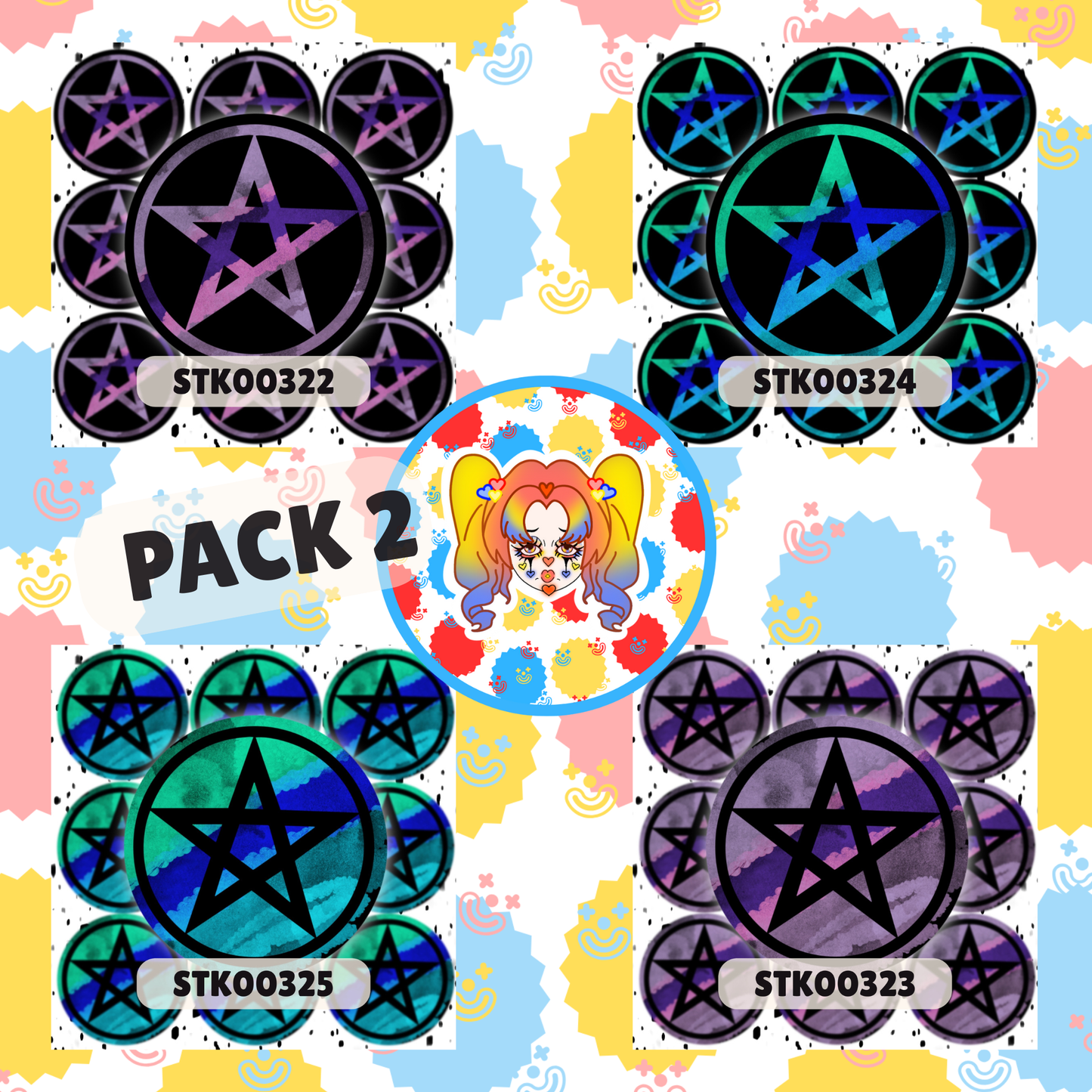 Pentacle Stickers