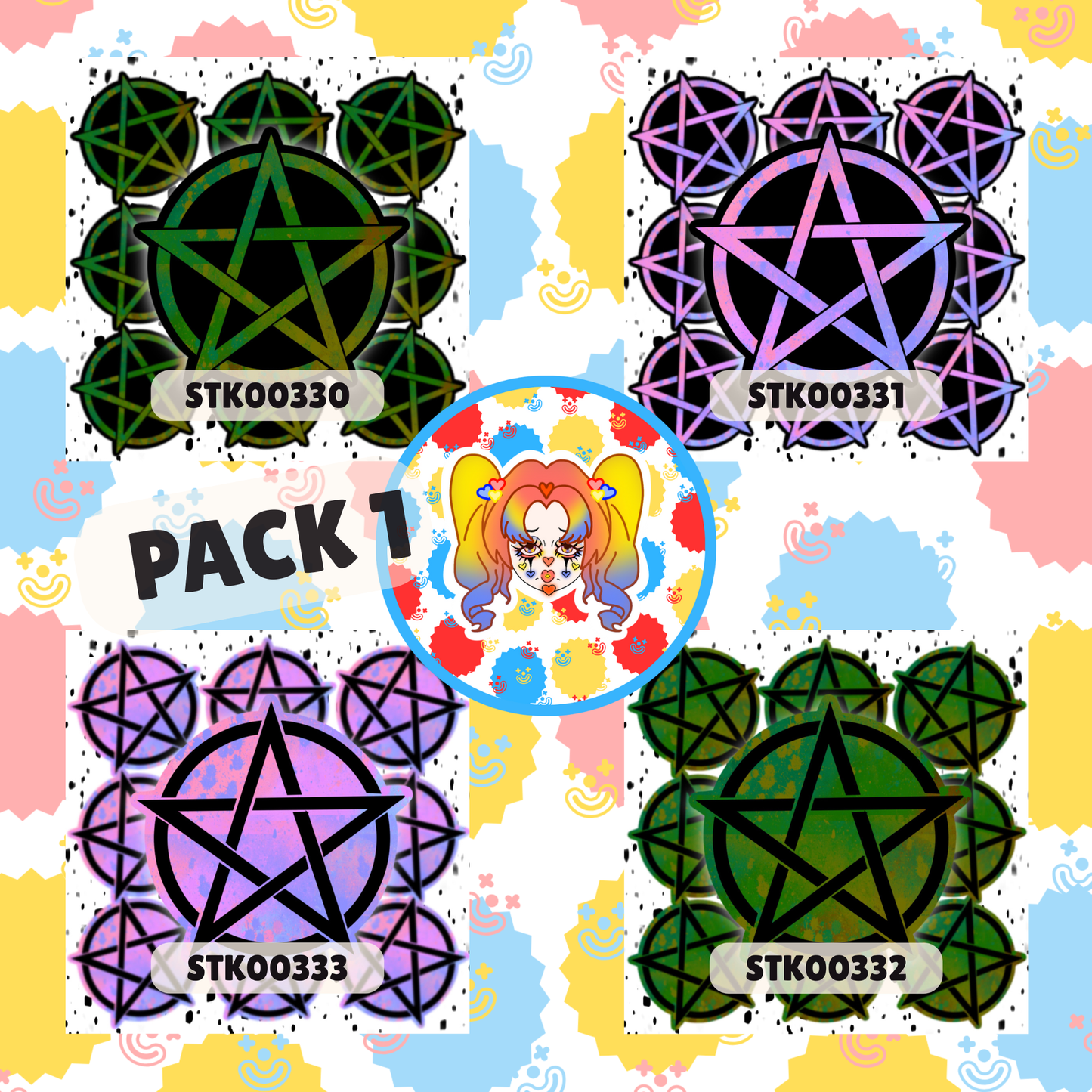 Pentacle Stickers